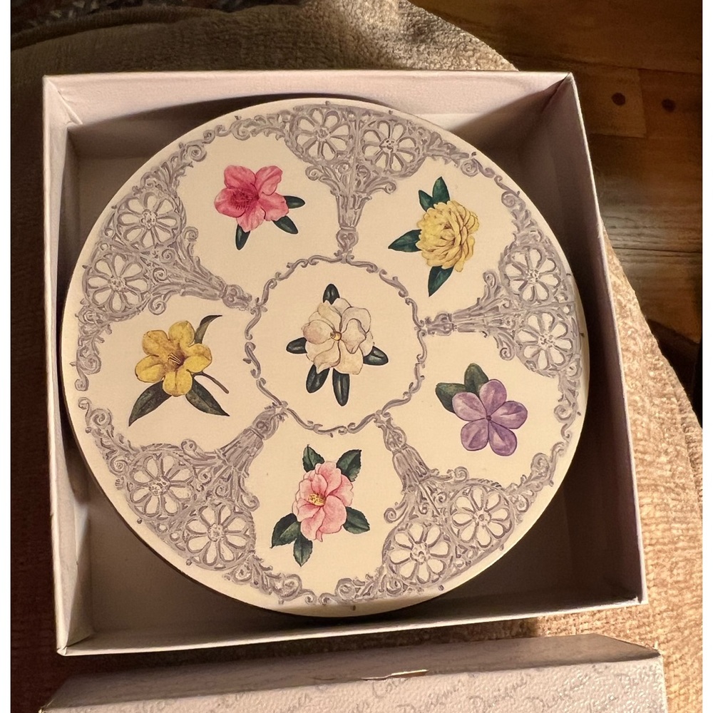 Set of 10 Jason coasters Flowers of Historic Charleston